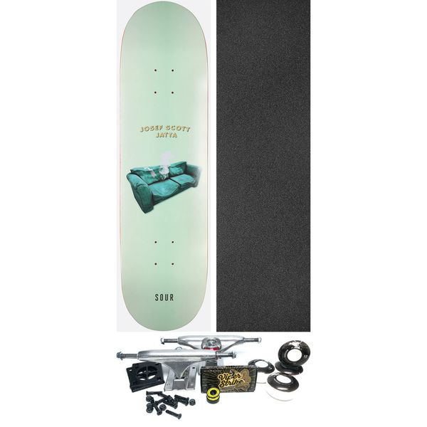 Sour Solution Skateboards Josef Scott Jatta Couch Skateboard Deck - 8.5" x 31.85" - Complete Skateboard Bundle